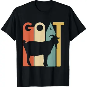 100% Cotton Retro vintage Goat Tee - Animal Goats Lover Gifts T Shirt T-Shirt