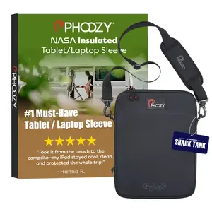 PHOOZY Thermal Insulated Tablet/Laptop Case for iPad, MacBook Air, MacBook Tablets or Laptops - Protection Against Heat, Cold, Drops and Water