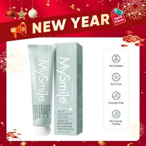 MySmile Sensitive Toothpaste with Nano Hydroxyapatite Toothpaste Reduces Sensitivity, Hydroxyapatite toothpaste whitening, Fluoride Free Whitening Toothpaste for Sensitive Teeth, Misty Mint, TikTok Exclusive, 4.2 oz