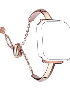 Fashion Metal Watch Band Smartwatch Strap for Apple Watch Series 10/9/8/7/6/5/4/3 Se, Unisex Replacement Strap, Compatible with 40/41/44/45/38/42mm