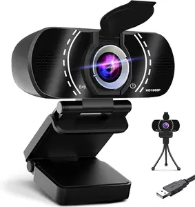 Web Camera for Laptop, 1080P Webcam with Noise-Canceling Microphone/ Cover & Wide Angle 110, USB Web Camera for Desktop Computer PC  Video Calling/Streaming/Zoom Conference