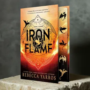 Iron Flame (Wing and Claw Collection) by Rebecca Yarros (Hardcover Book) | Deluxe Edition | A Fantasy Romance Novel | Epic