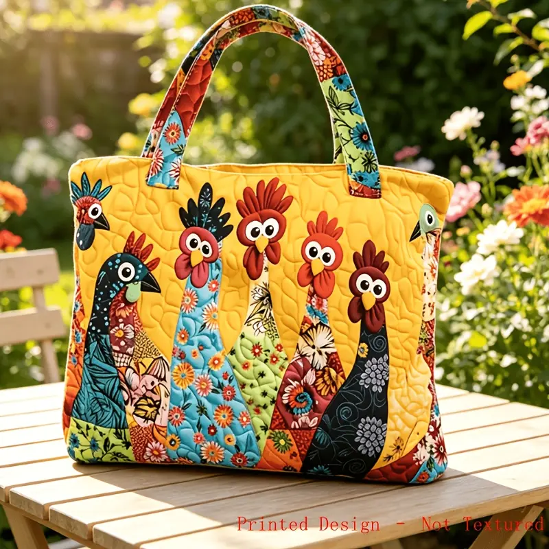 Printed Design – Not Textured New Novelty Tote Bag, Handheld Travel Bag, Multi-functional Sports and Fitness Bag for Short Trips, Fashionable Printed Women's Yoga Bag Handbag, Suitable for Outings, Travel, Vacations, and Beach Outings