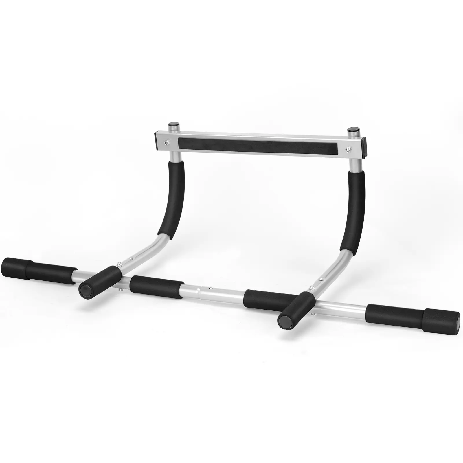 Thickened Steel Doorway Pull Up Bar, Multi-Grip Portable Chin Up Bar for Upper Body Strength Training, Indoor Home Gym Workout Fitness Trainer