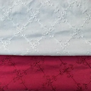 Diamond Embroidery Tencel Woven Fabric | By the Yard
