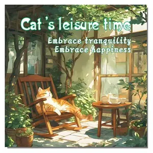Hot Selling Cat Coloring Book, Doodle Sketchbook, Hand Drawing Paper, Fill-In-The-Blank Book, Tracing Book, Relaxing Time Activity