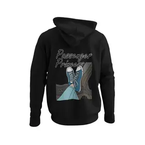 Passenger Princess Hoodie Truck Rock-climbing with Skeleton holding a Margarita Fleece Hooded Sweatshirt Sweaters Pullover Casual Menswear Tops Long Sleeve Soft