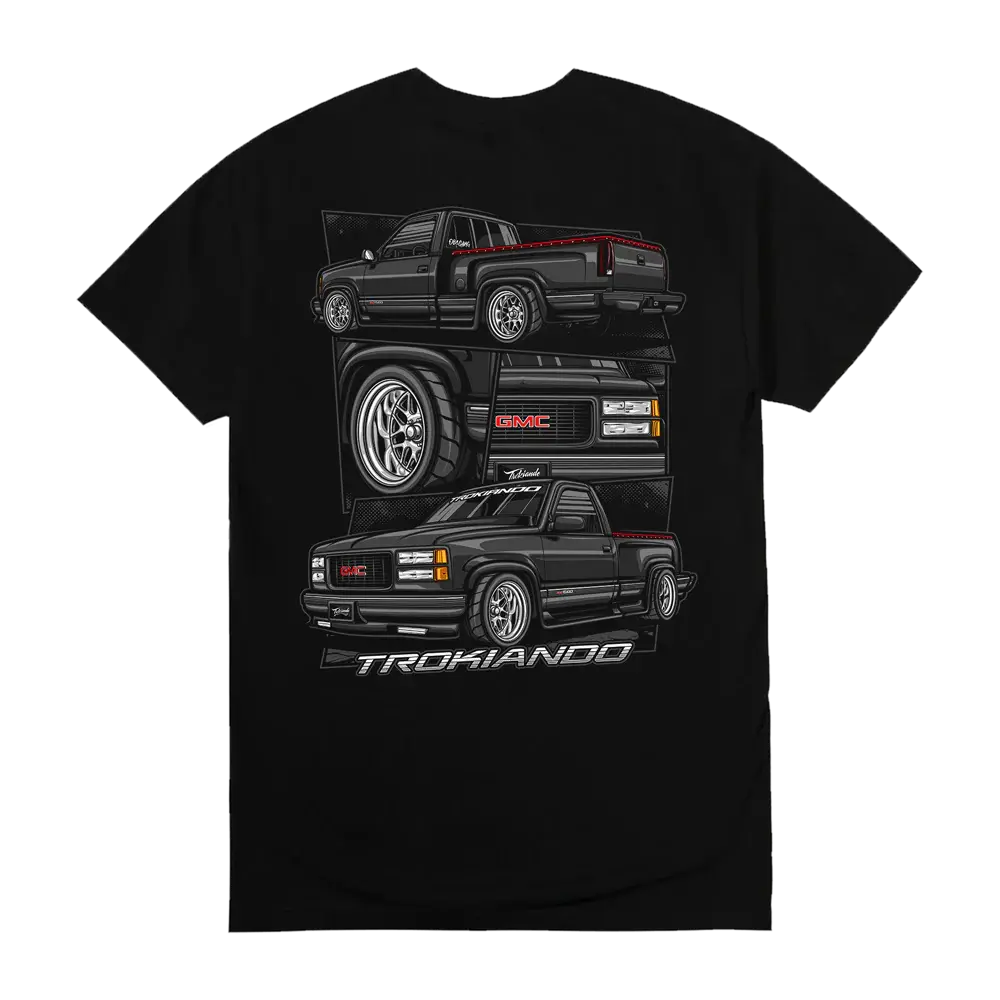 GMC C1500 Shortbed Pickup Truck Graphic Car T-Shirt Sweatshirt Hoodie 2 Sided