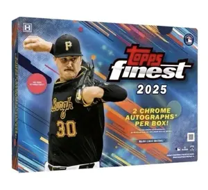 PYT #6 - MLB Topps 2025 Finest Box & 2023 Series 1 Retail Box Collectible Baseball Trading Cards with 2 Chrome Autographs per Box