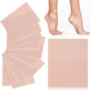 35 Sheets Moleskin for Blisters Adhesive Pads for Feet Moleskin Padding Blister Prevention Tape for Men Women Shoes Boots Hiking Reduce Friction Pain(Lint,Light Brown)