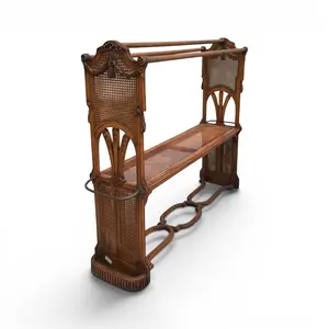 French Louis XVI Style Walnut Valet Stand