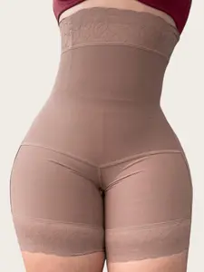 YZY  Fajas Women's Solid Color  High Waisted Shorts, Butt Lifting And Tummy Control Panty Underwear, Comfortable Shapewear Bottoms Womenswear Breathable Smooth Zipper, Shapewear Shorts, Shapewear Briefs，Suitable For Various Occasions