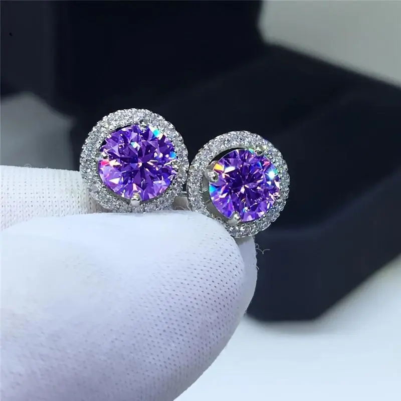 Perf. purple earrings*1