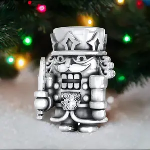 Christmas Nutcracker Swordsman Bead Charm