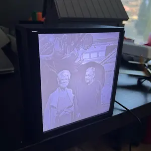 3D Lithopane lamp