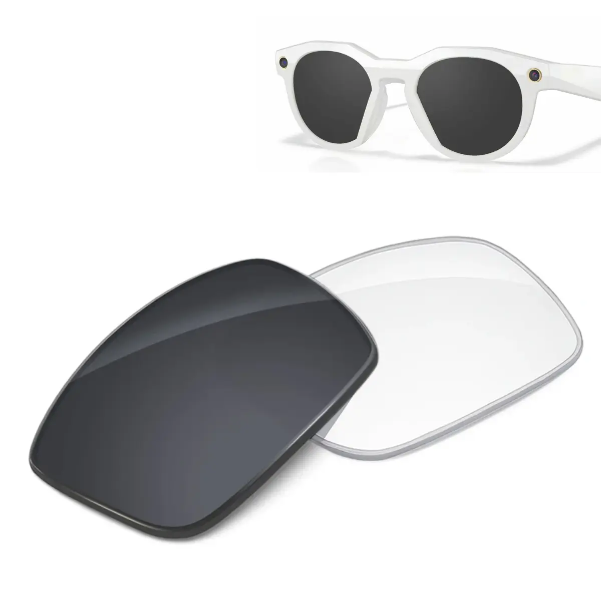 LIFEART Replacement Lenses Compatible with Oakley Meta HSTN OW8002 LIFEART Replacement Lenses Compatible with Oakley Meta HSTN OW8002