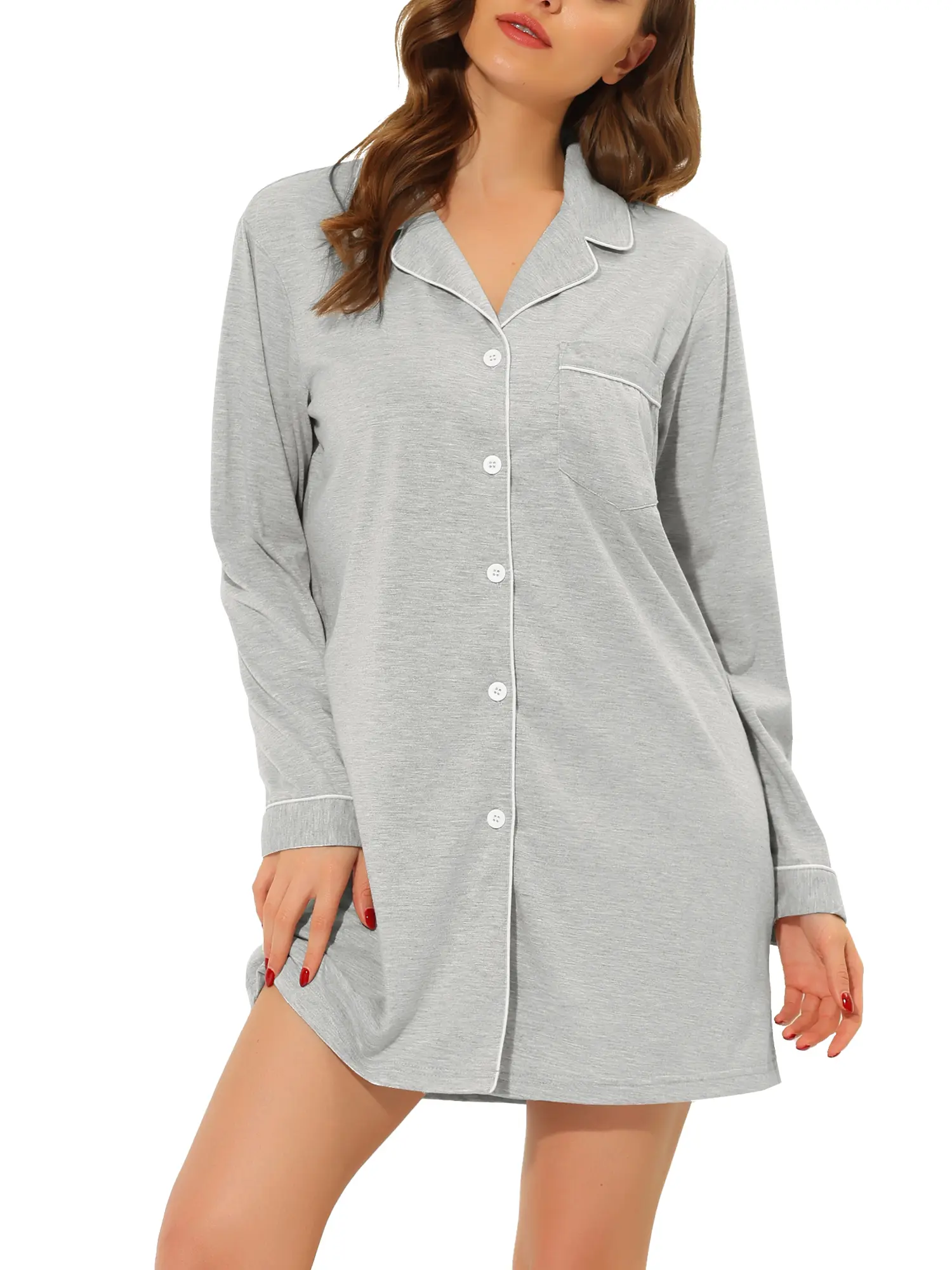 long sleeve nightgown - TikTok Shop