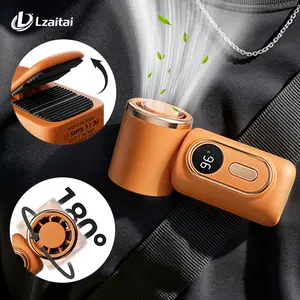 Mini Clip Fan Rechargeable 3000mAh Portable Fan with Clamp, 180° Adjustable Strong Airflow Personal Fan for Stroller Desk Travel Camping Office USB Cooling Fan