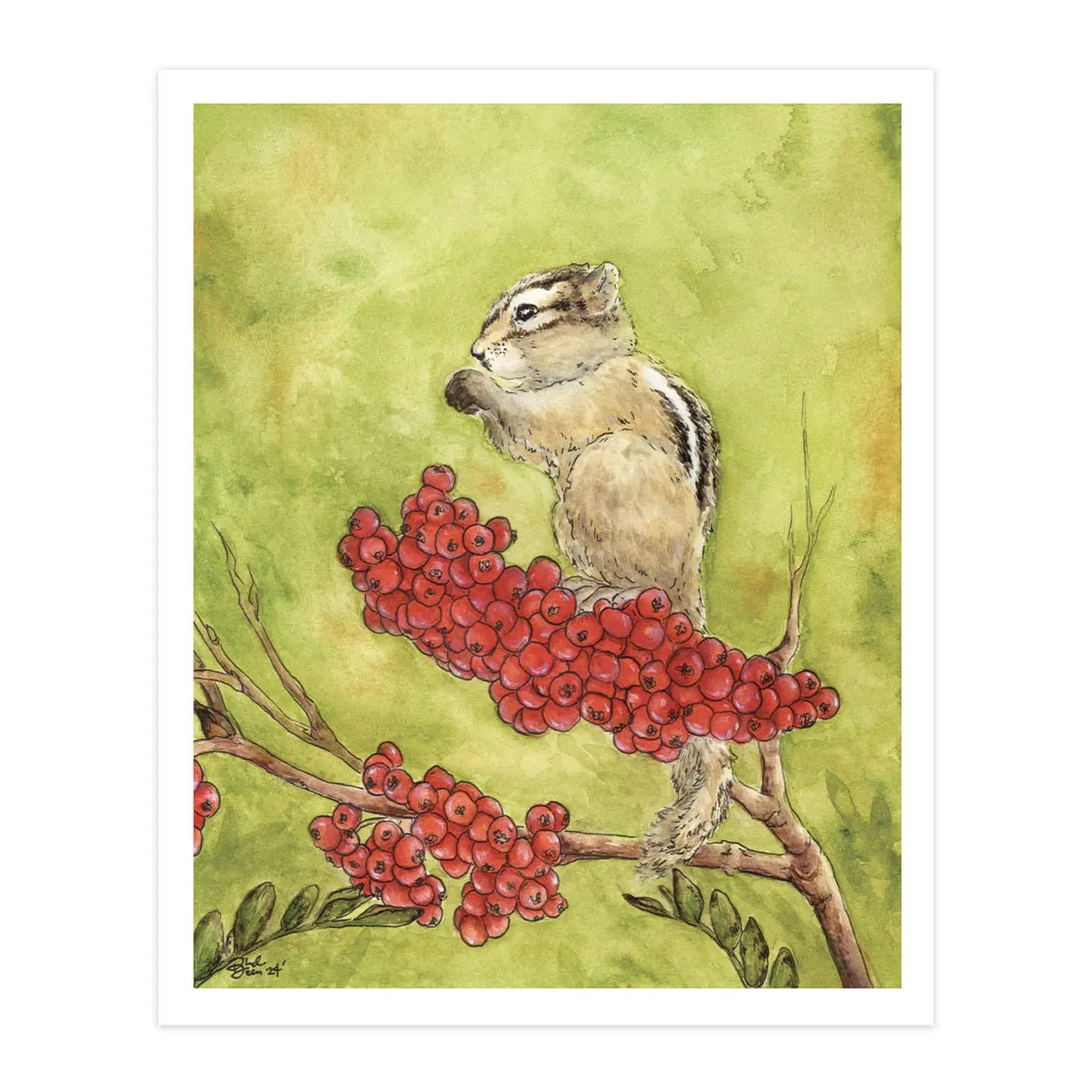 Forager Fine Art Print Forager Fine Art Print