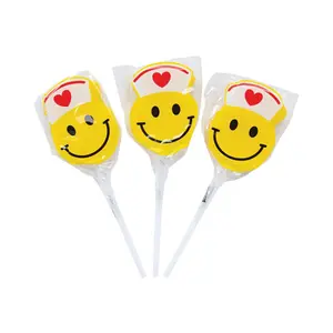Smile Face Nurse Lollipops - 12 Pc.