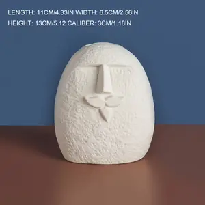 Ceramic Face Vase Decoration Living Room Home TV Cabinet Decoration