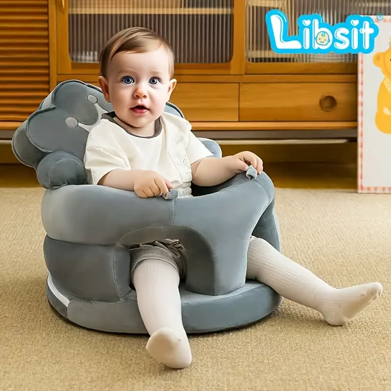 Adorable Floor Seat Designed for Toddlers, Providing Support for Them to Learn How to Sit. This Infant Chair Is Perfect for Helping Babies Sit Up Comfortably.