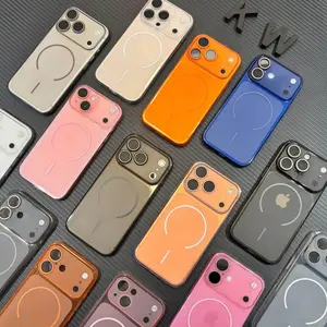Ultra-Thin Phone Case with Large-Window Lens Protector for Apple iPhone 17/16/15/14/13/12 Pro Max plus