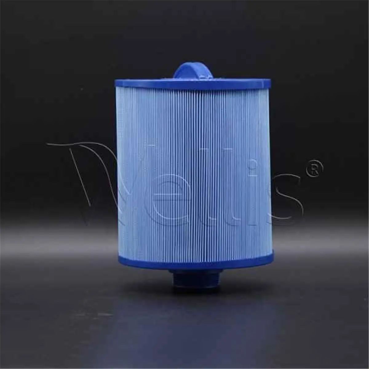 Wellis Premium Quality Hot Tub Spa Filter - V2 Fine Thread, 175 mm Height, 152 mm OD, Blue Filtration Component by Europe's Leading Hot Tub Manufacturer, Cylinder, Spa Filtration