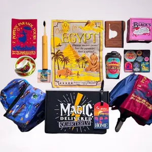 Magic Delivered Quarterly Traveling Wizard Box – Gift Set with Egypt T-Shirt, Tea Cup, Umbrella, Travel Mug, Stickers & More – Collector’s Travel Essentials Box