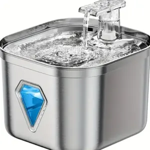 Stainless Steel Automatic Cat Water Fountain