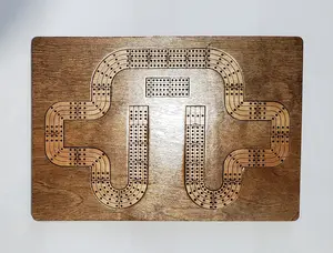 Travel Sized 4 Lane Cribbage Board - 1