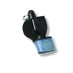 Fox 40 Black Plastic Whistle w/ Cushioned Mouth Grip