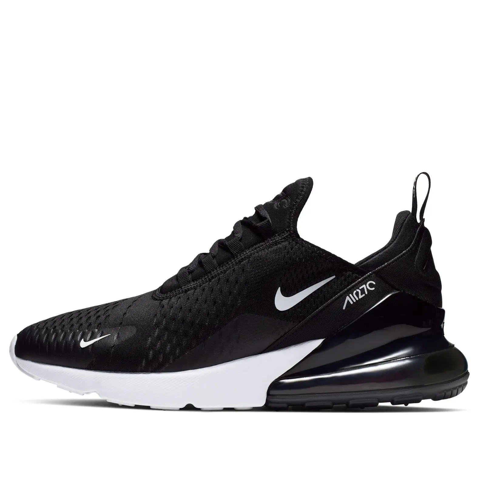 Nike Air Max 270 Black White Men's AH8050-002 Fashion Athletic Sneaker Athletic Trainers