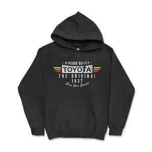Toyota Hoodie-Drive Your Dreams 4x4 Offroad Gear Comfort Apparel Fleece Pocket Long Sleeve 8.4 oz./yd² 80/20 Ringspun Cotton/Polyester