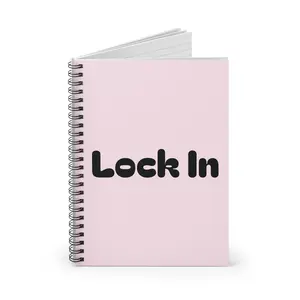 Lock In Spiral Notebook