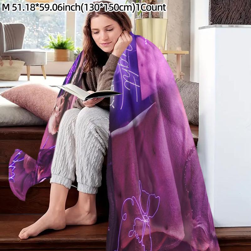 Neon Idol Felix Flannel Blanket, Soft Skin-Friendly Warmth, Perfect Gift for Fans, Home & Dorm Decor, Trendy Design