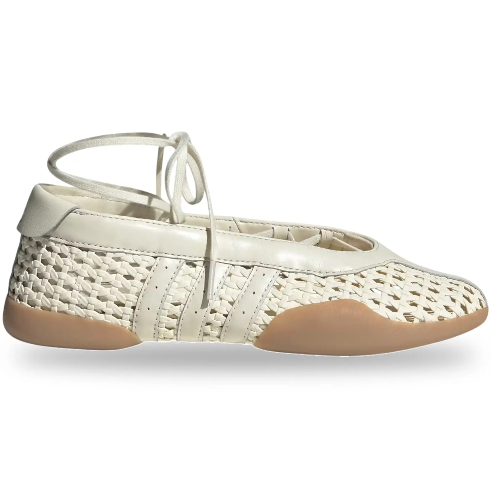 Adidas Taekwondo Mei Ballet Basketweave Cream White (Women's) Dance Shoes Dance Footwear, Ad, Accessories For Women, Ballerinashoes, Dancing Shoes, Female, 100% Authenticity Guaranteed, Us W 10, Below The Ankle Ballet Flats