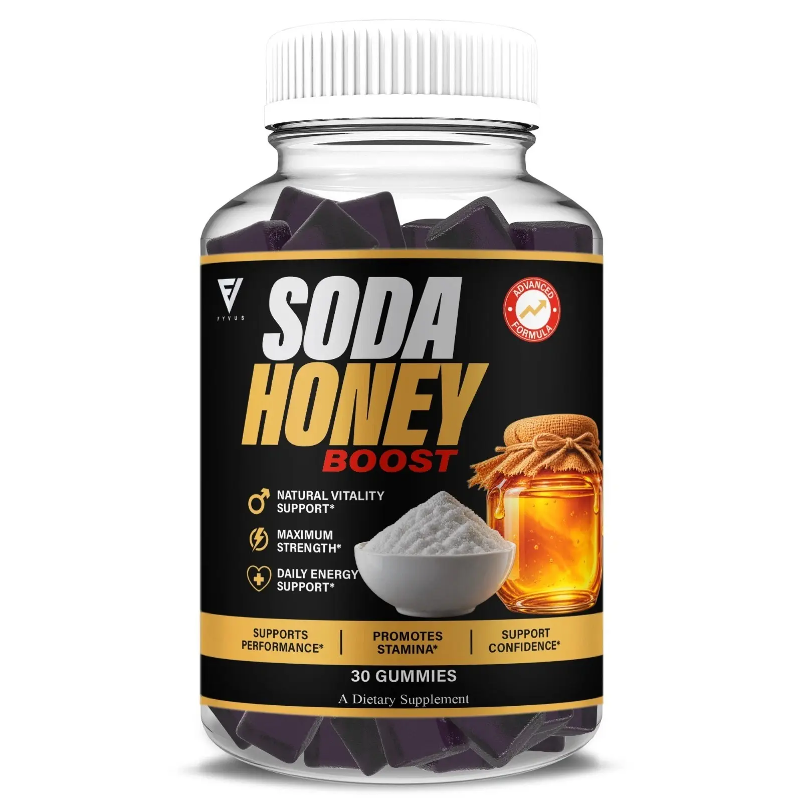 SodaHoney BoostLife Health Support, Daily Wellness Support Formula SodaHoneyLife Supplement (30 Gummies)