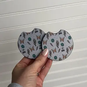 Western Butterflies Car Costers