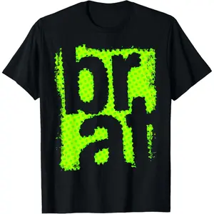 Brat Oversized T-Shirt, Unisex Cotton T-Shirt, Comfortable Classic Relaxed Fit Casual Fashion