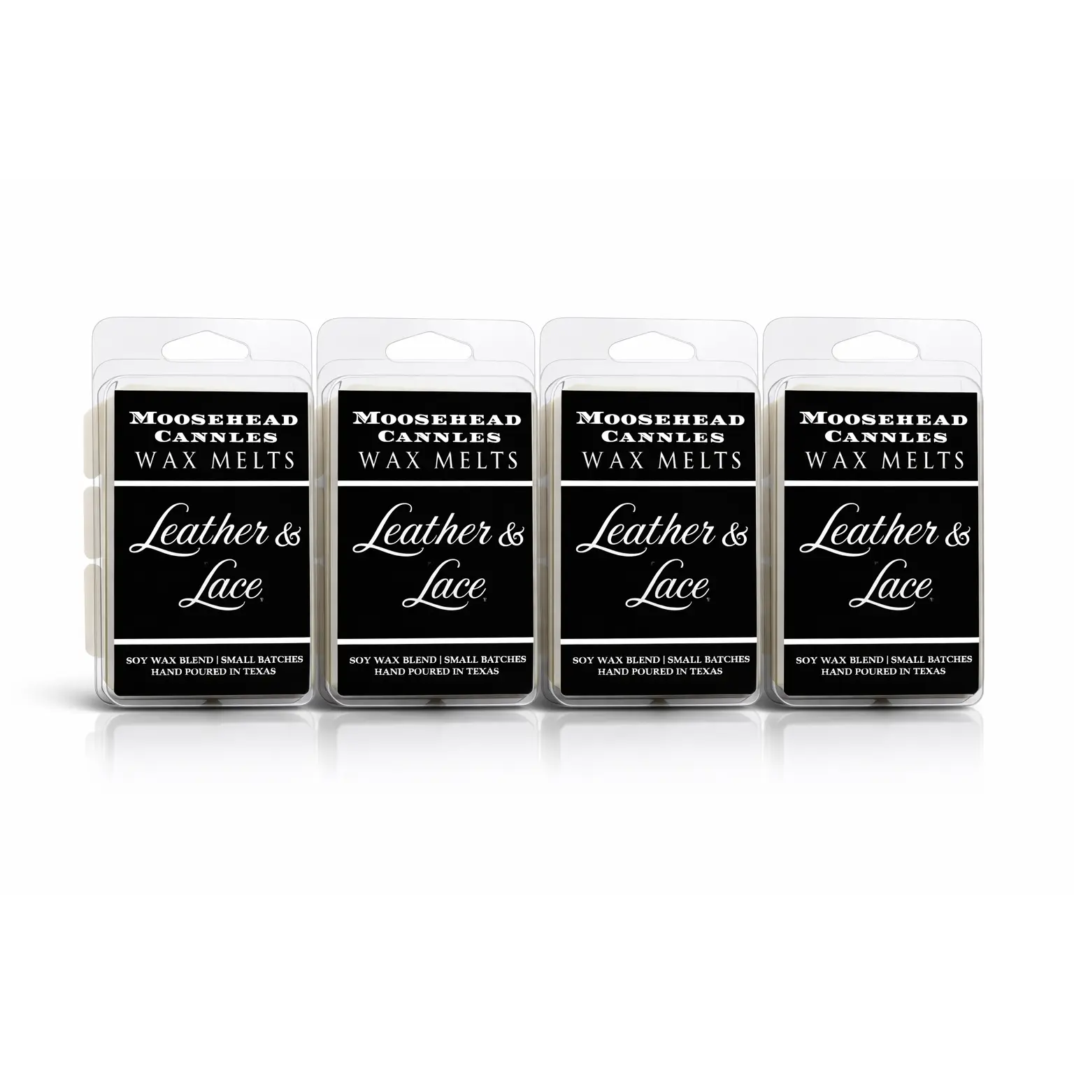 Leather & Lace Wax Melts - 4 Pack - Romantic & Masculine Fragrance