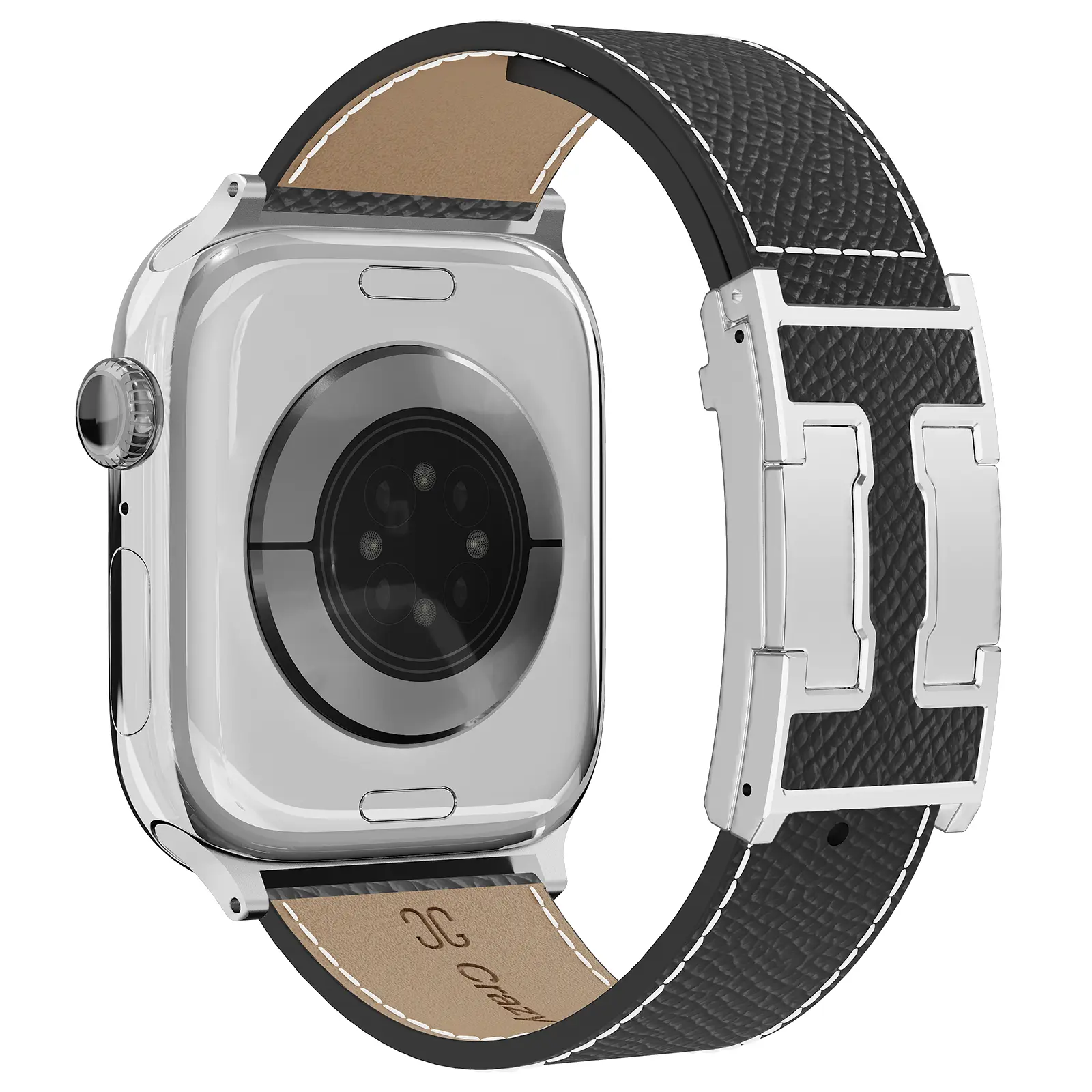 Black Band+Silver Buckle