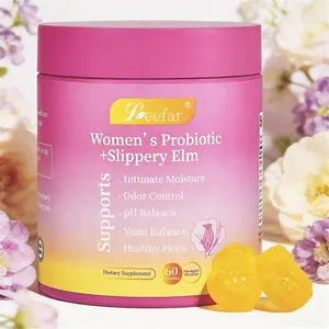 Hawaiian Pineapple Feminine Balance Gummies - Premium Wellness Blend with Slippery Elm, Prebiotics & Lactobacillus for Natural pH Harmony & Dryness Relief, 60 Count Women’s Daily Health Supplement