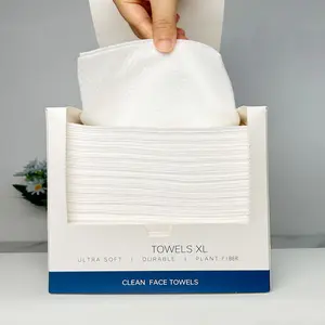 2/4 boxes, 10.24*11.81in, disposable boxed facial cleansing  towel, with super strong water absorption, reusable, suitable for skincare, makeup removal, facial cleaning and care, 40 pcs per box.