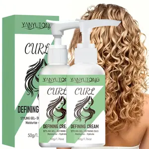 50g*2 Curling Cream, Creamy Curl Mousse, Black Perm, Moisturizing Styling Cream Containing Moroccan Oil, Long-lasting Firmness And Elasticity, Suitable for Wavy And Curly Hair Texture, Anti Frizz Care | Non Stick Formula Curl Defining Mousse, Haircare