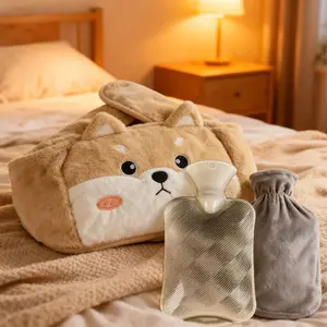 Winter Waist Belt Set, 3-Piece Includes Hot Water Bottle & Waist Strap, Warm Abdominal and Back Relief, Home and Outdoor Use, Soft