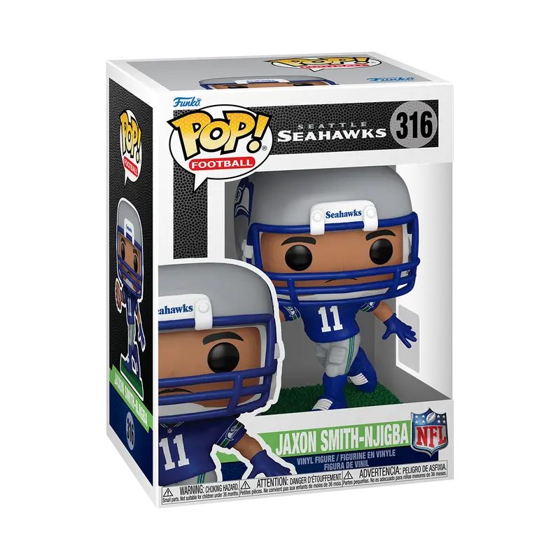 NFL Seattle Seahawks Jaxon Smith-Njigba Funko Pop! Vinyl Figure #316