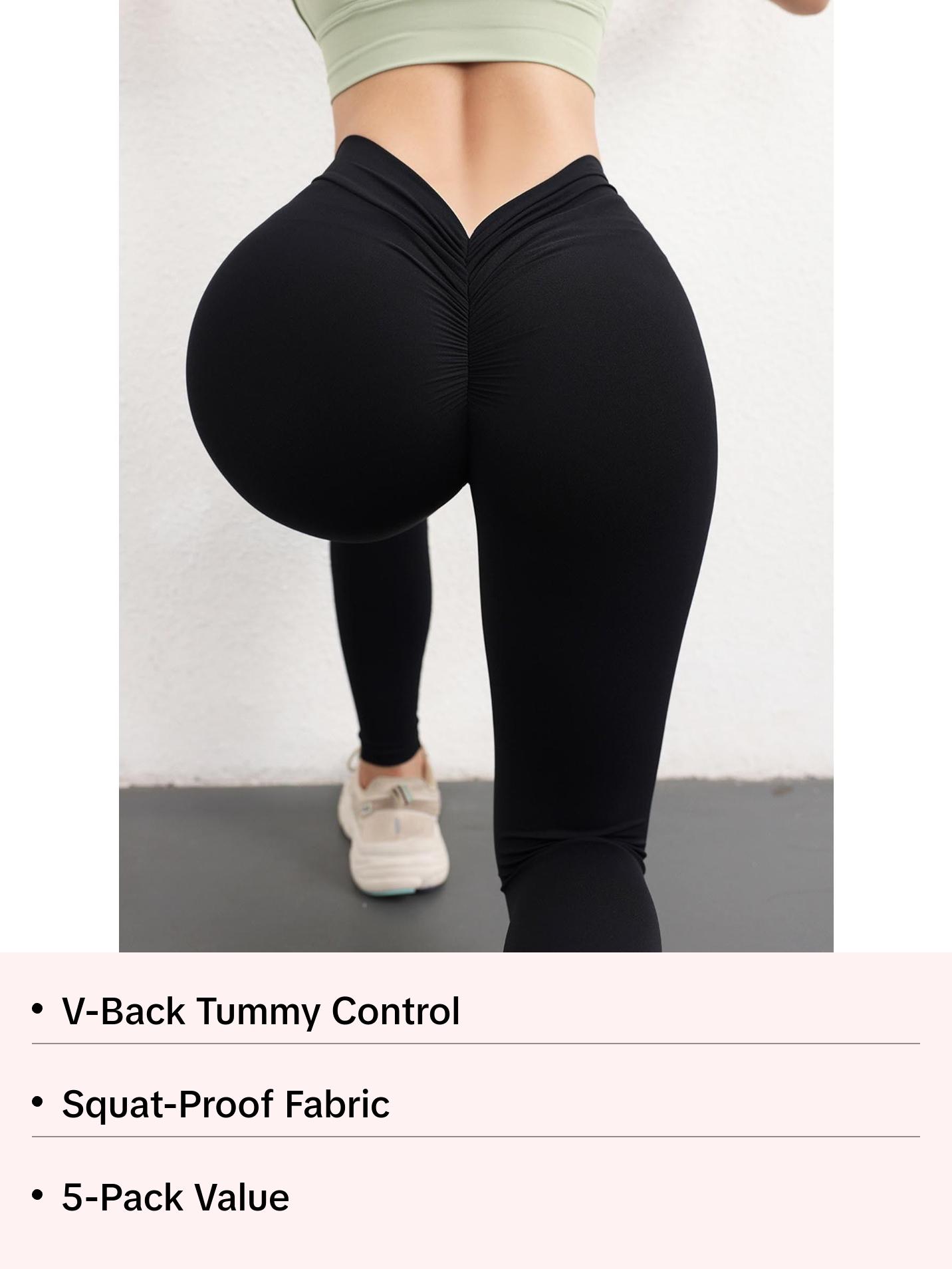 5-Pack Seamless Booty-Lifting Leggings – High-Rise, Contouring & Ultra-Flexible gym  legging  women alphalete  amplify fitness yoga