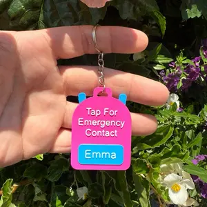 Mini Backpack NFC Emergency Contact Keychain (customizable)
