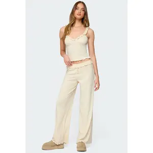 Posy Ruffle Pointelle Pants